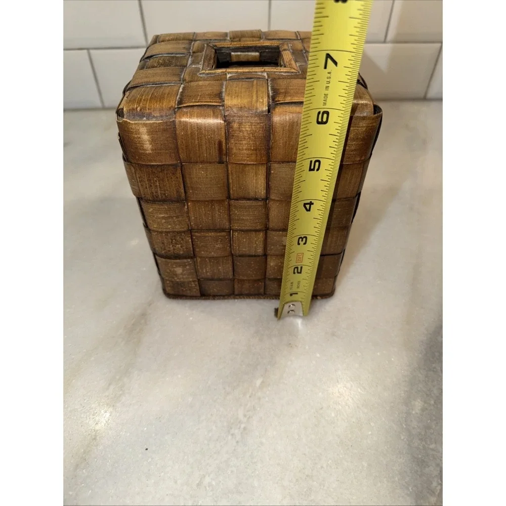 Dimara International Vintage Bamboo Tissue Box GW992